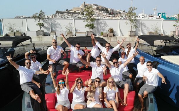 The Vanquish Ibiza skippers and charters staff